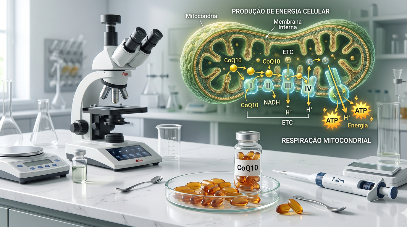 Coenzima Q10: como a forma da suplementação influencia absorção e aproveitamento pelo organismo